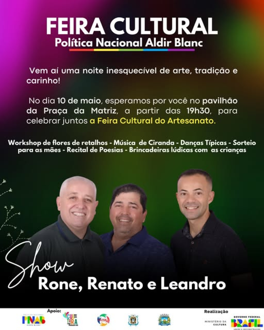 Vem aí a nossa Feira Cultural