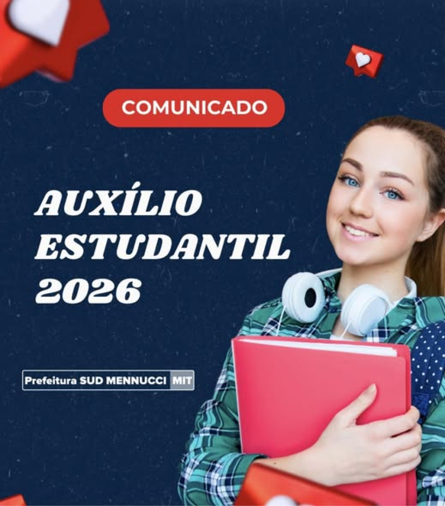 COMUNICADO – AUXÍLIO ESTUDANTIL 2026