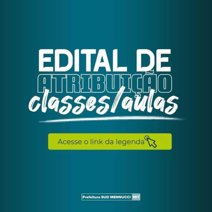 Publicados os editais de atribuição de aulas/classes
