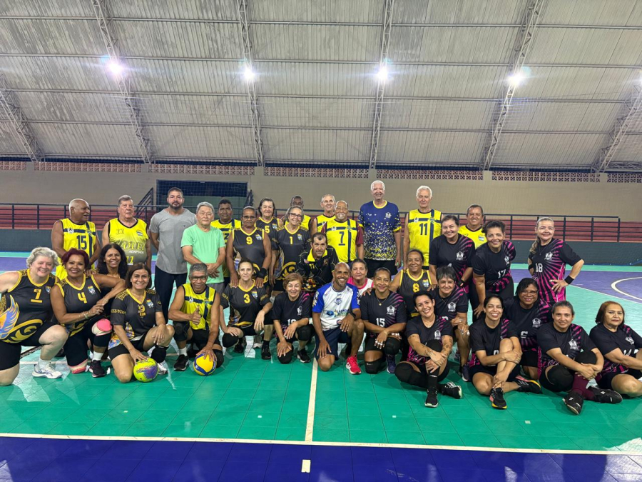 Selvíria e Itapura realizam amistosos de vôlei da Melhor Idade