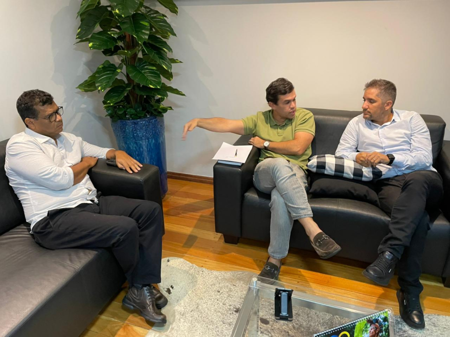 Em Campo Grande, Prefeito Jaime se reúne com deputado Beto Pereira