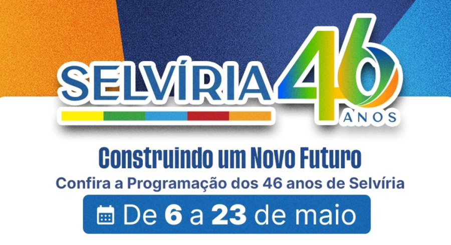 Selvíria divulga programação oficial em comemoração aos 46 anos do município