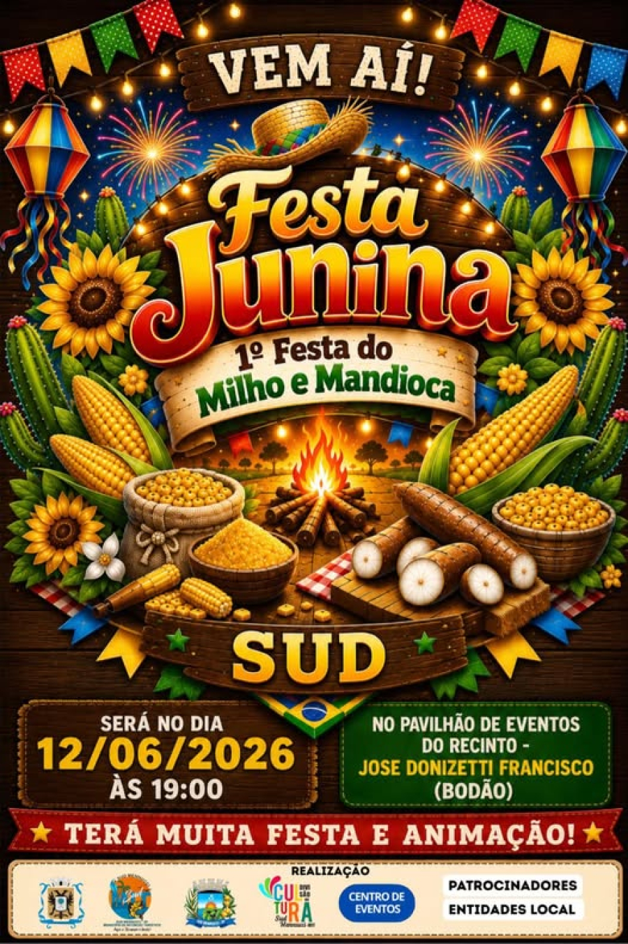 VEM AÍ A FESTA JUNINA DE SUD! 