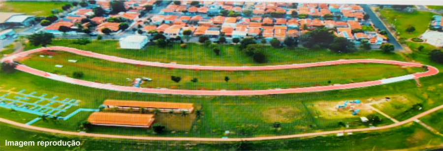 Pista de Ciclismo de Sud Mennucci na reta final