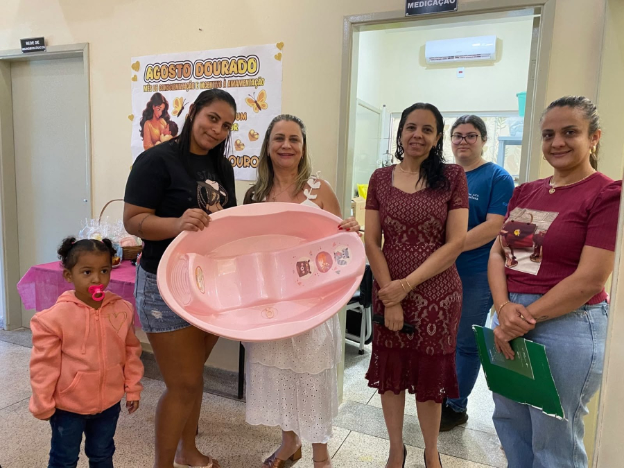 Agosto Dourado: Unidades de saúde de Selvíria têm programação especial sobre aleitamento materno