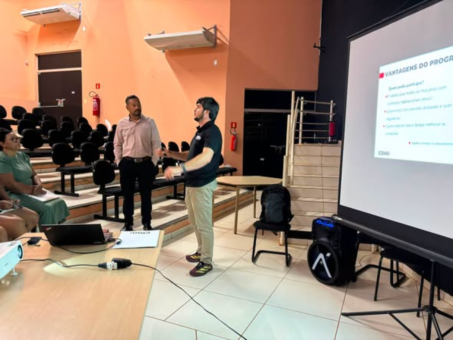 REUNIÃO COM OS MUTUÁRIOS DA CDHU