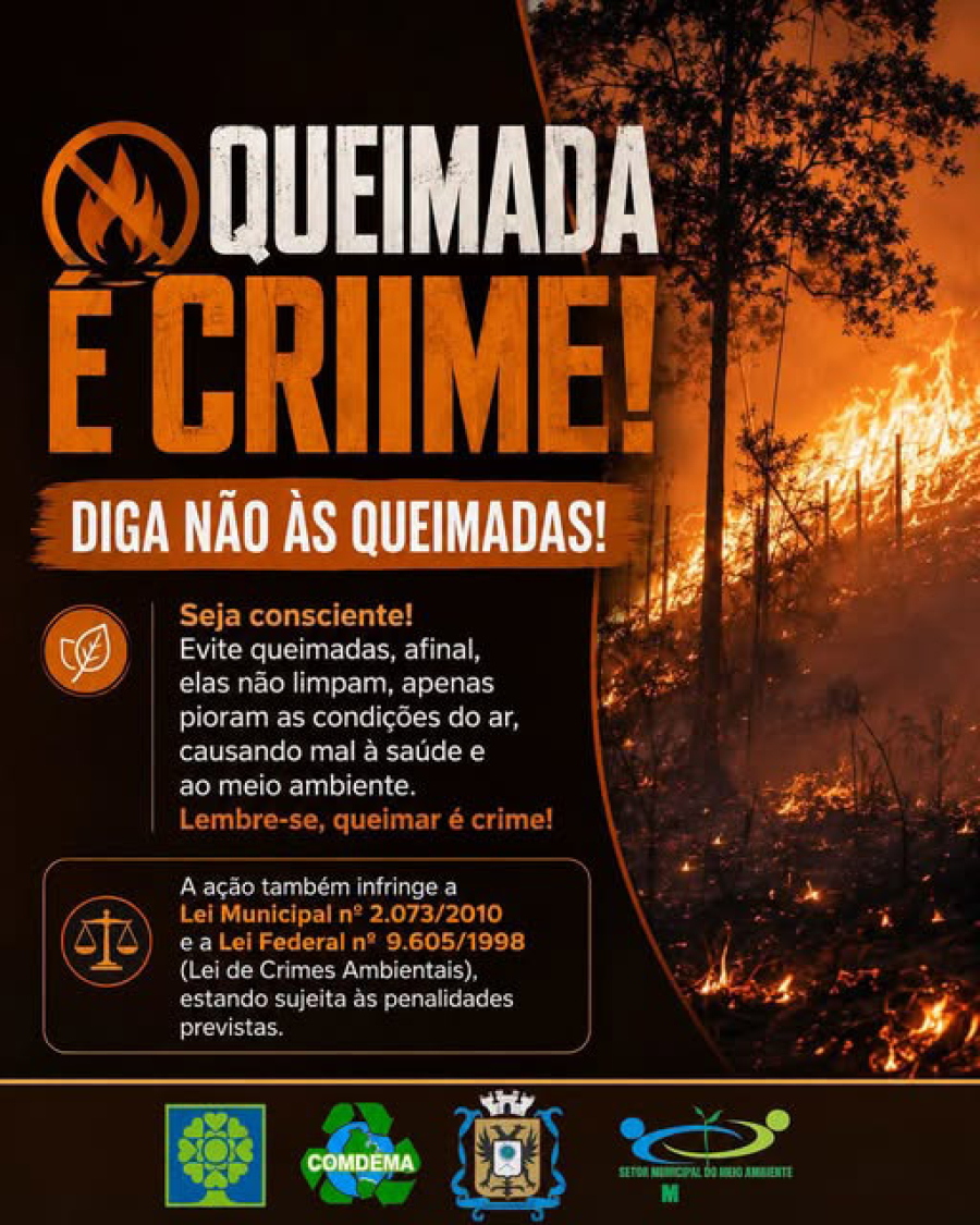 QUEIMADA É CRIME!