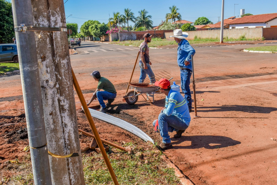 Selvíria conclui recuperação de canaletas para reforçar drenagem e evitar alagamentos