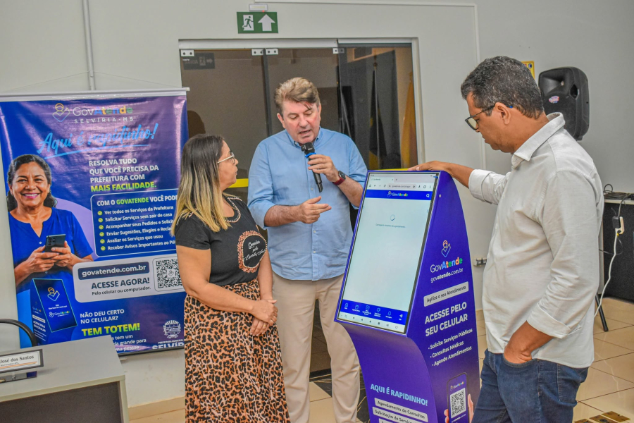 Selvíria lança GovAtende e se torna a primeira cidade de MS a digitalizar acesso aos serviços públicos